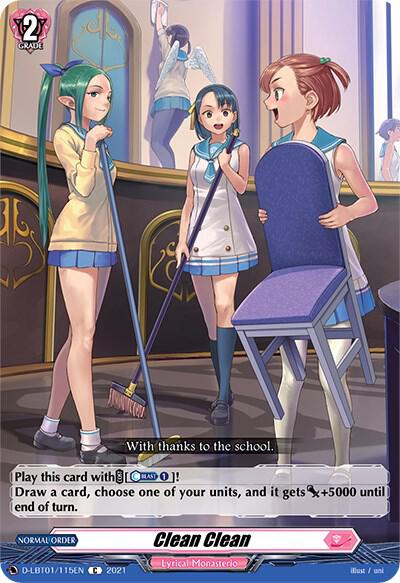 Clean Clean, D-LBT01: Lyrical Melody D-LBT01/115EN