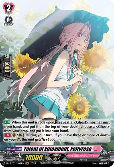 Talent of Enjoyment, Feltyrosa (Holo), D-LBT01: Lyrical Melody D-LBT01/H07EN