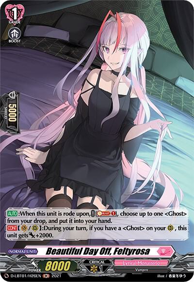 Beautiful Day Off, Feltyrosa (Holo), D-LBT01: Lyrical Melody D-LBT01/H26EN