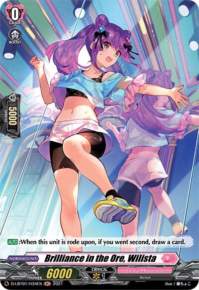 Brilliance in the Ore, Wilista (Holo), D-LBT01: Lyrical Melody D-LBT01/H34EN
