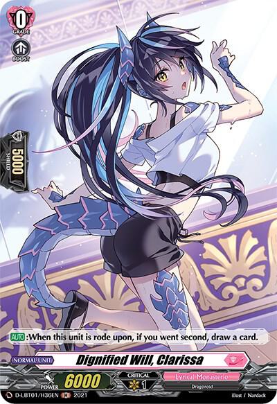 Dignified Will, Clarissa (Holo), D-LBT01: Lyrical Melody D-LBT01/H36EN
