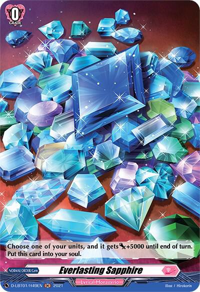 Everlasting Sapphire (Holo), D-LBT01: Lyrical Melody D-LBT01/H49EN