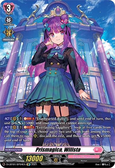 Prismagica, Wilista (SP), D-LBT01: Lyrical Melody D-LBT01/SP04EN