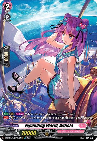 Expanding World, Wilista (SP), D-LBT01: Lyrical Melody D-LBT01/SP28EN