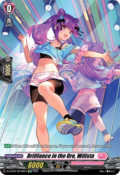 Brilliance in the Ore, Wilista (SP), D-LBT01: Lyrical Melody D-LBT01/SP30EN