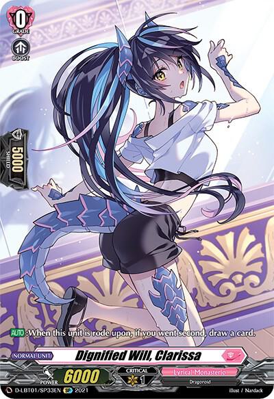Dignified Will, Clarissa (SP), D-LBT01: Lyrical Melody D-LBT01/SP33EN