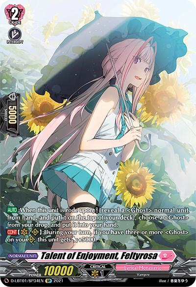 Talent of Enjoyment, Feltyrosa (SP), D-LBT01: Lyrical Melody D-LBT01/SP34EN