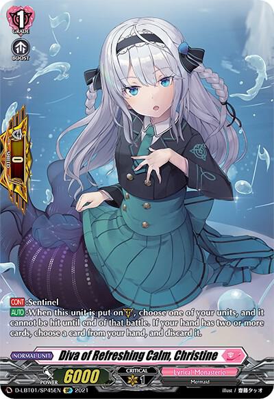 Diva of Refreshing Calm, Christine (SP), D-LBT01: Lyrical Melody D-LBT01/SP45EN