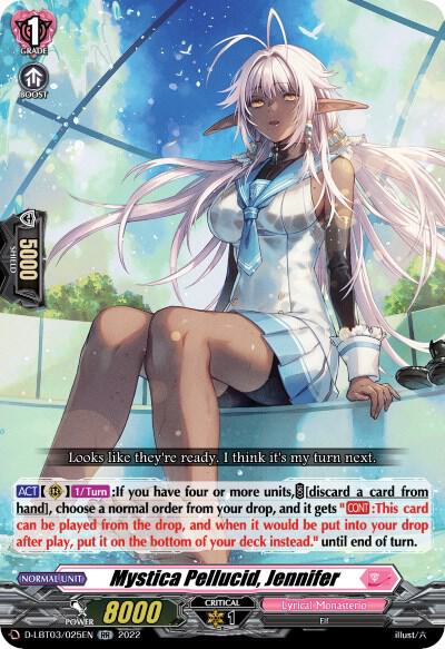 Mystica Pellucid, Jennifer, D-LBT03: Lyrical Monasterio ~Summertime Memories!~ D-LBT03/025EN