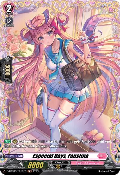 Especial Days, Faustina (FR), D-LBT03: Lyrical Monasterio ~Summertime Memories!~ D-LBT03/FR13EN