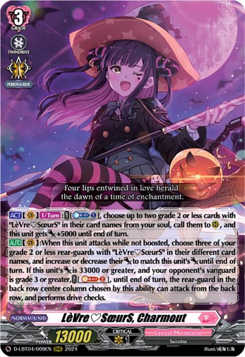 LeVreSoeurS, Charmout, D-LBT04: Lyrical Monasterio ~Trick or Trick!~ D-LBT04/009EN