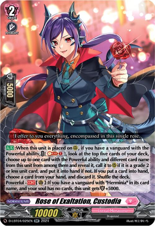 Rose of Exaltation, Custodia, D-LBT04: Lyrical Monasterio ~Trick or Trick!~ D-LBT04/025EN