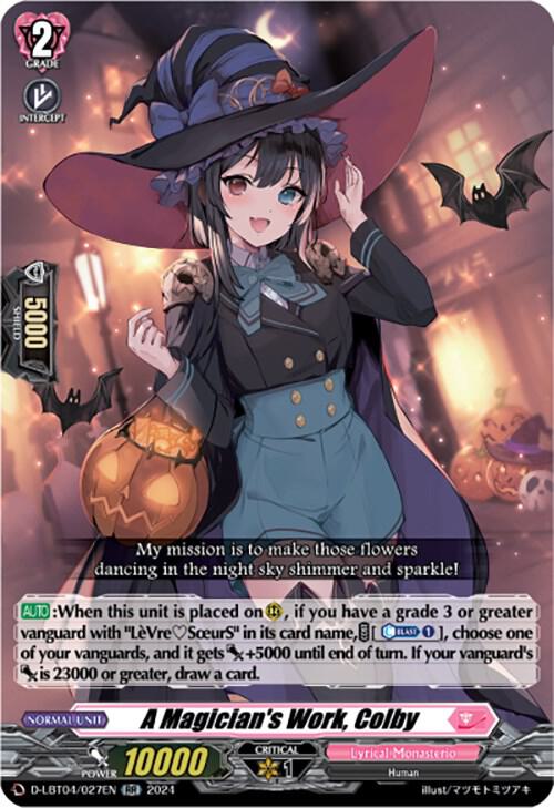 A Magician's Work, Colby, D-LBT04: Lyrical Monasterio ~Trick or Trick!~ D-LBT04/027EN