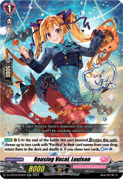 Rousing Vocal, Louison, D-LBT04: Lyrical Monasterio ~Trick or Trick!~ D-LBT04/034EN