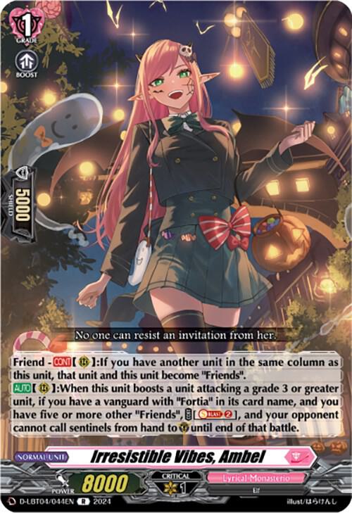 Irresistible Vibes, Ambel, D-LBT04: Lyrical Monasterio ~Trick or Trick!~ D-LBT04/044EN