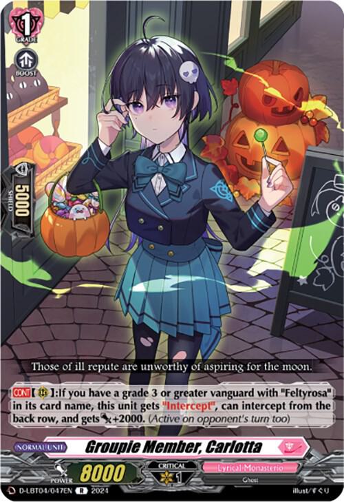 Groupie Member, Carlotta, D-LBT04: Lyrical Monasterio ~Trick or Trick!~ D-LBT04/047EN