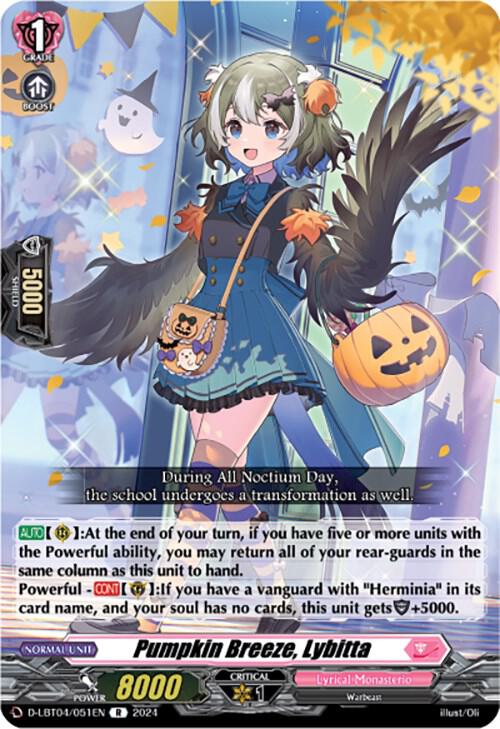Pumpkin Breeze, Lybitta, D-LBT04: Lyrical Monasterio ~Trick or Trick!~ D-LBT04/051EN
