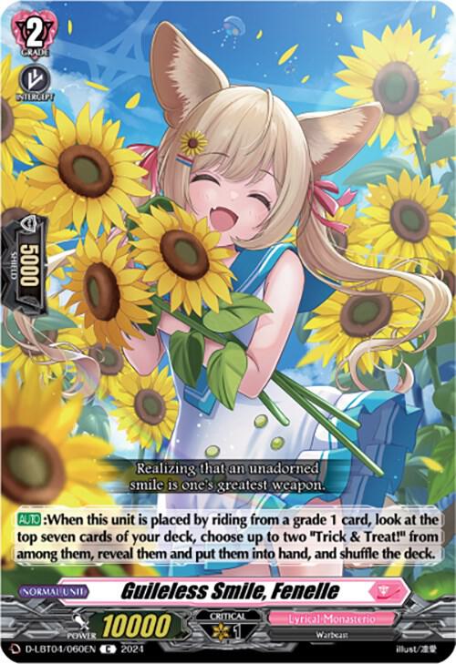 Guileless Smile, Fenelle, D-LBT04: Lyrical Monasterio ~Trick or Trick!~ D-LBT04/060EN
