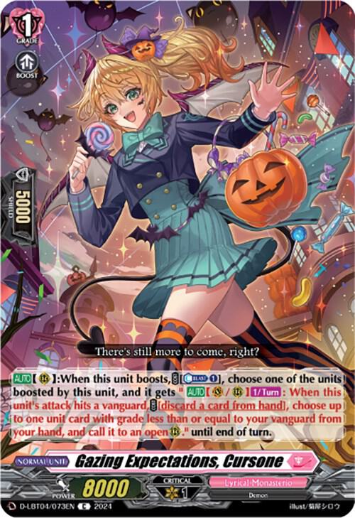 Gazing Expectations, Cursone, D-LBT04: Lyrical Monasterio ~Trick or Trick!~ D-LBT04/073EN