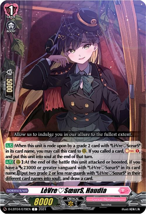 LeVreSoeurS, Haudia, D-LBT04: Lyrical Monasterio ~Trick or Trick!~ D-LBT04/079EN
