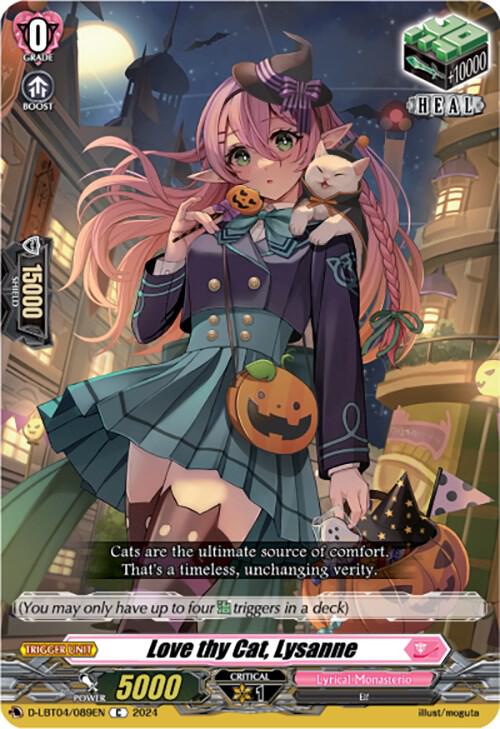 Love thy Cat, Lysanne, D-LBT04: Lyrical Monasterio ~Trick or Trick!~ D-LBT04/089EN