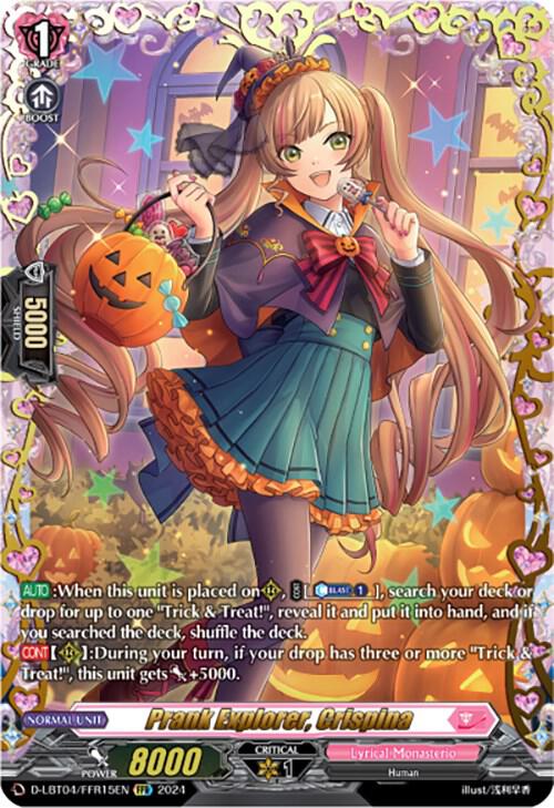 Prank Explorer, Crispina (FFR), D-LBT04: Lyrical Monasterio ~Trick or Trick!~ D-LBT04/FFR15EN