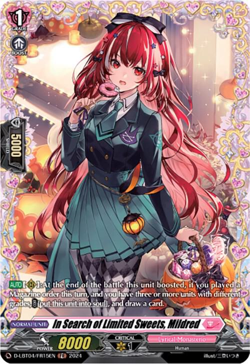 In Search of Limited Sweets, Mildred (FR), D-LBT04: Lyrical Monasterio ~Trick or Trick!~ D-LBT04/FR15EN