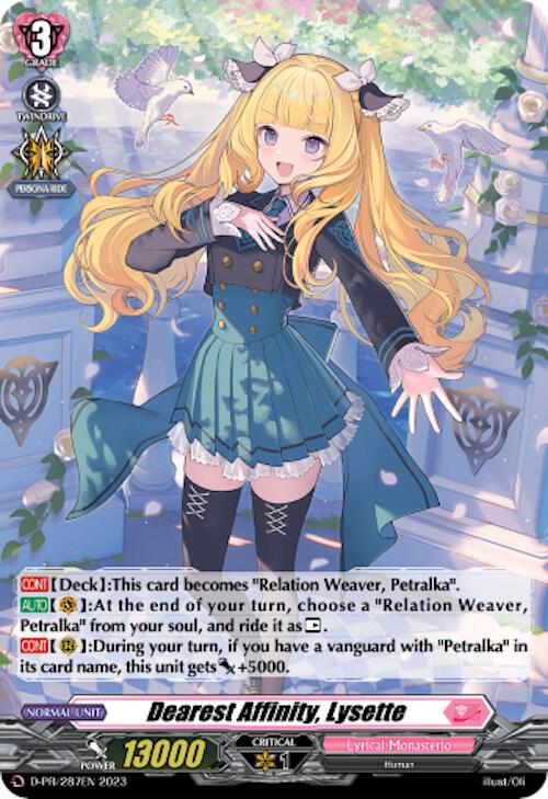 Dearest Affinity, Lysette (Foil), D Promo Cards D-PR/287
