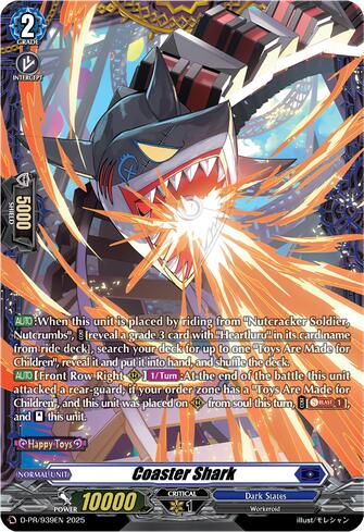 Coaster Shark, D Promo Cards D-PR/939EN