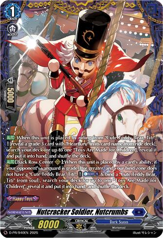 Nutcracker Soldier, Nutcrumbs, D Promo Cards D-PR/940EN