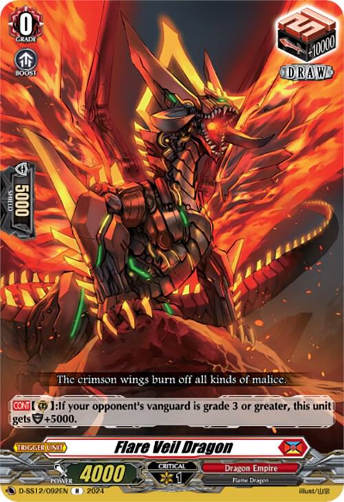 Flare Veil Dragon, D-SS12: Triple Drive Booster D-SS12/092EN