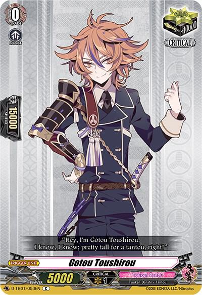 Gotou Toushirou, D-TB01: Touken Ranbu -ONLINE- 2021 D-TB01/053EN