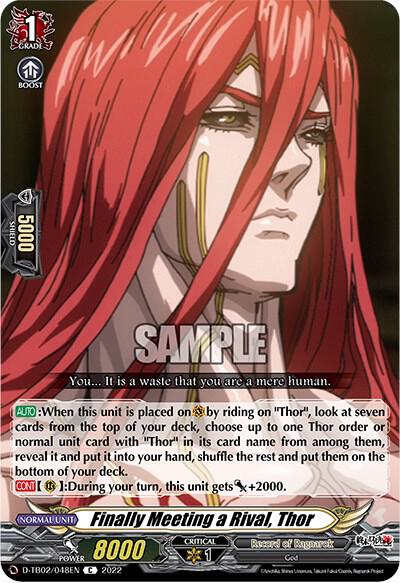 Finally Meeting a Rival, Thor, D-TB02: Record of Ragnarok D-TB02/048EN