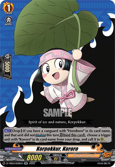 Korpokkur, Kororo, D-TB03: Shaman King D-TB03/030EN
