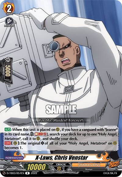 X-Laws, Chris Venstar, D-TB03: Shaman King D-TB03/057EN
