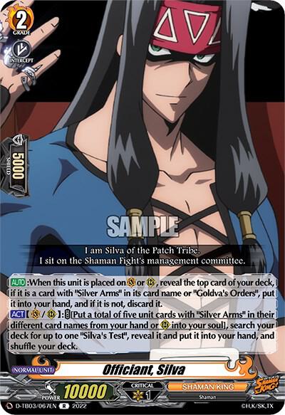 Officiant, Silva, D-TB03: Shaman King D-TB03/067EN