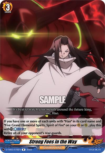 Strong Foes in the Way, D-TB03: Shaman King D-TB03/078EN
