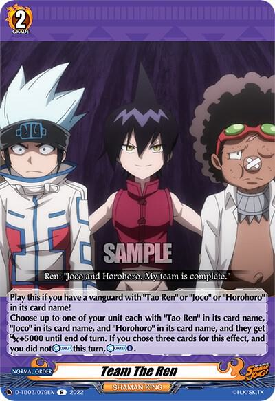 Team The Ren, D-TB03: Shaman King D-TB03/079EN