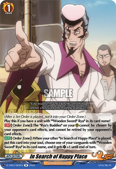 In Search of Happy Place, D-TB03: Shaman King D-TB03/083EN