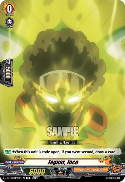 Jaguar, Joco, D-TB03: Shaman King D-TB03/101EN