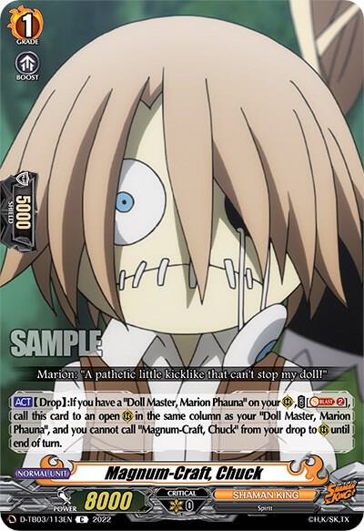 Magnum-Craft, Chuck, D-TB03: Shaman King D-TB03/113EN