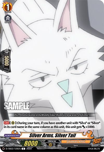 Silver Arms, Silver Tail, D-TB03: Shaman King D-TB03/122EN