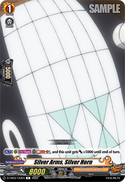 Silver Arms, Silver Horn, D-TB03: Shaman King D-TB03/123EN