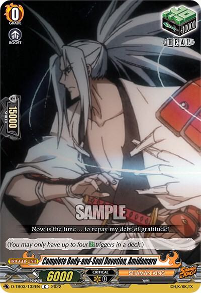 Complete Body-and-Soul Devotion, Amidamaru, D-TB03: Shaman King D-TB03/132EN