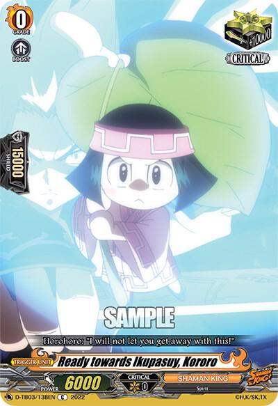 Ready towards Ikupasuy, Kororo, D-TB03: Shaman King D-TB03/138EN