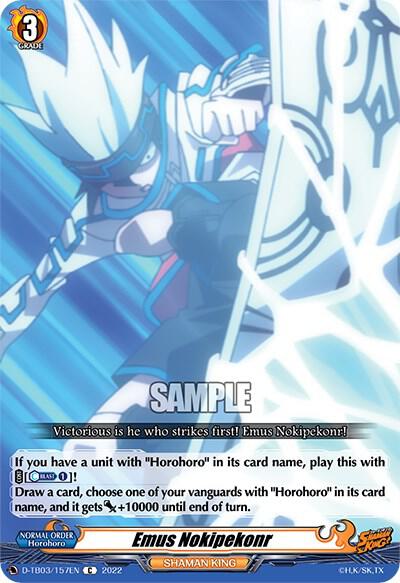Emus Nokipekonr, D-TB03: Shaman King D-TB03/157EN