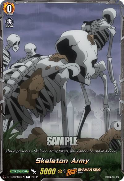 Skeleton Army Token, D-TB03: Shaman King D-TB03/168EN