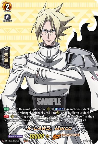 X-LAWS, Marco (SKR), D-TB03: Shaman King D-TB03/SKR037EN