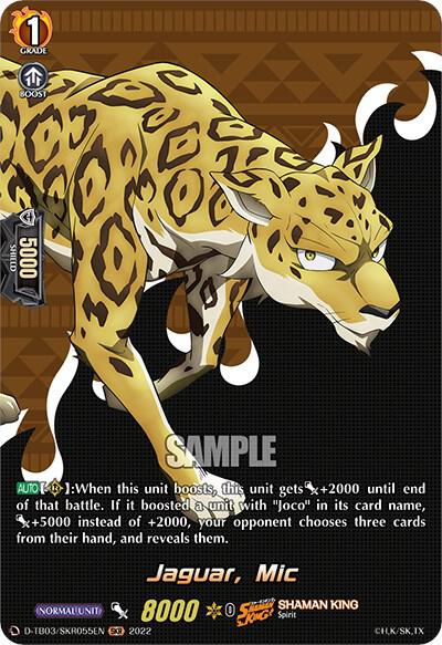 Jaguar, Mic (SKR), D-TB03: Shaman King D-TB03/SKR055EN