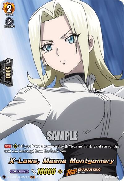 X-Laws, Meene Montgomery (SKR), D-TB03: Shaman King D-TB03/SKR058EN